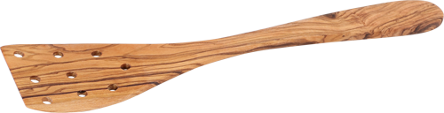 Olivewood Spatula, Holes