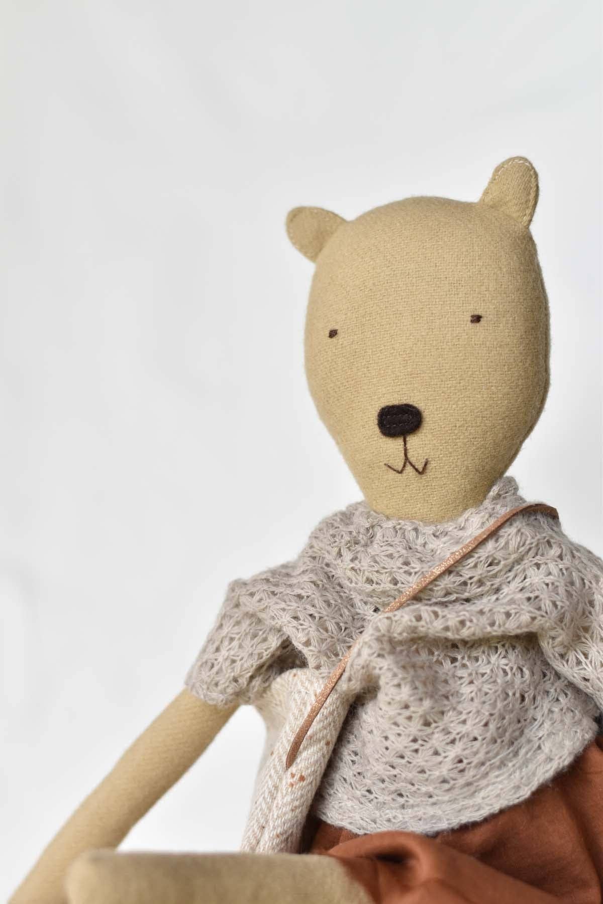 Agatha The Bear Doll, French Knit 