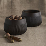 Black Wide Base Bowl