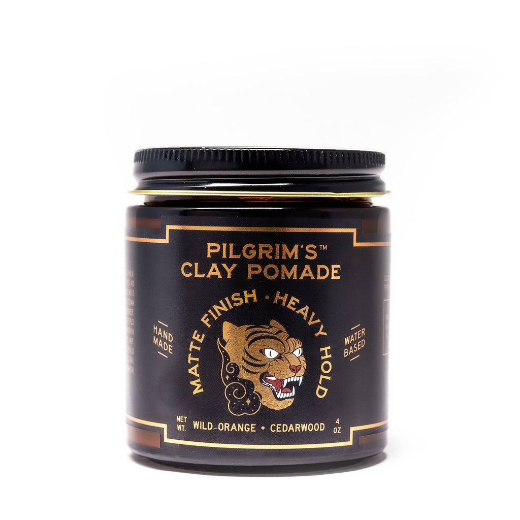 Clay Pomade, Wild Orange + Cedarwood