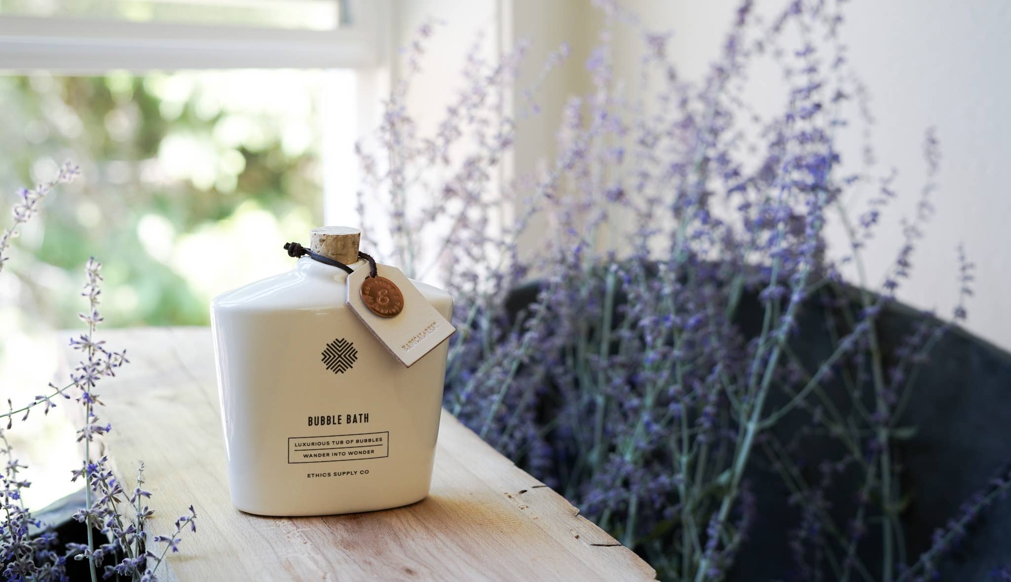 Soak in Rest Ceramic Bubble Bath