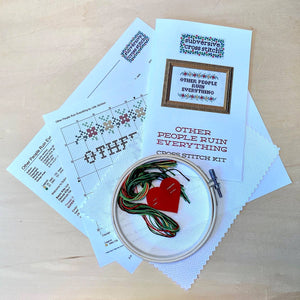 I Fucking Love You Cross Stitch Kit
