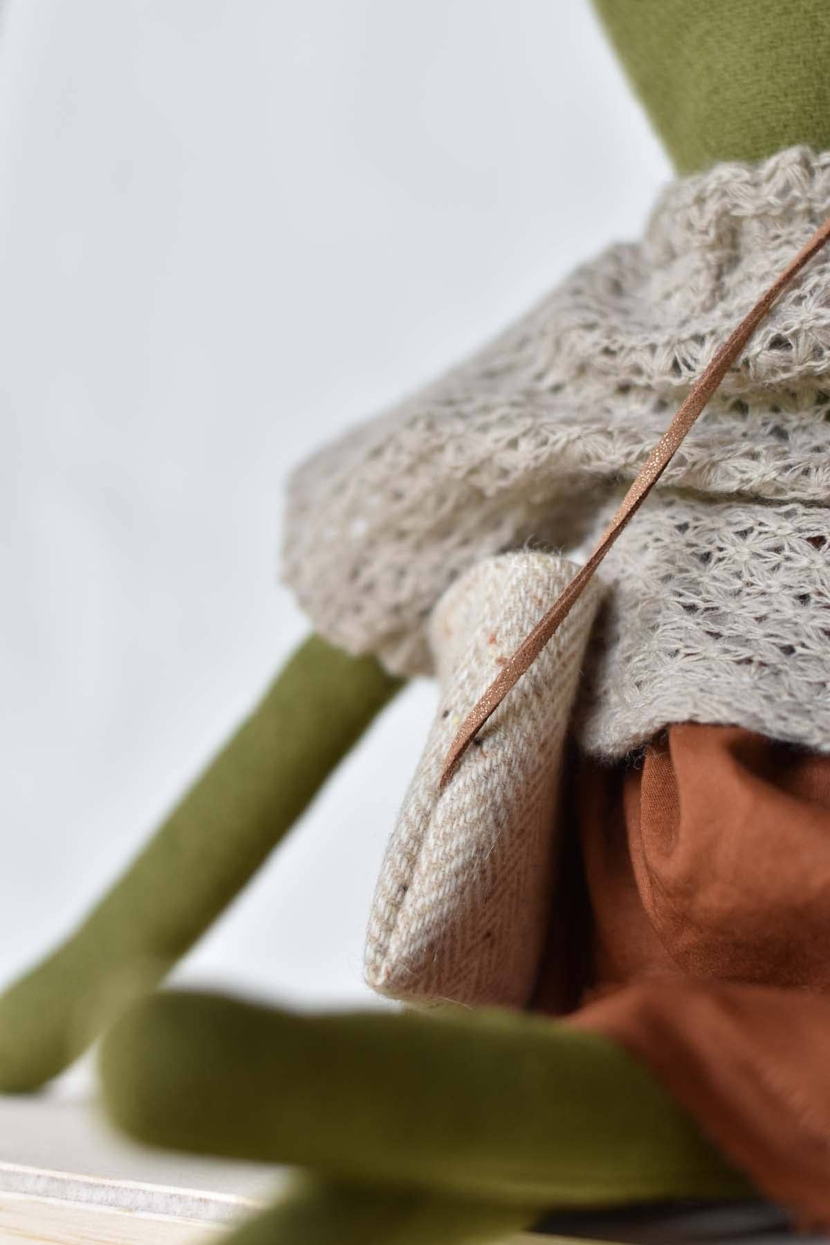 Fern The Frog Doll, French Knit Sweater With Layer Skirt