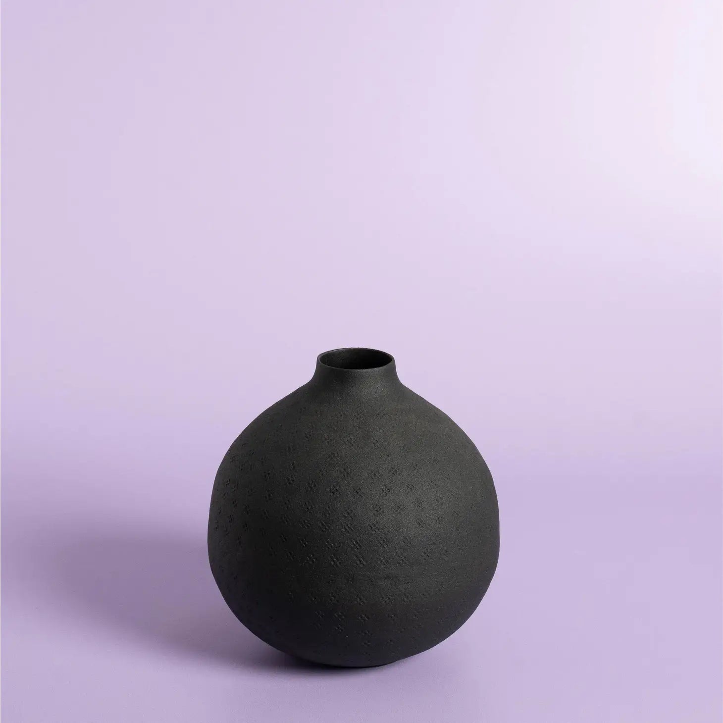 Textured Vase Small Round