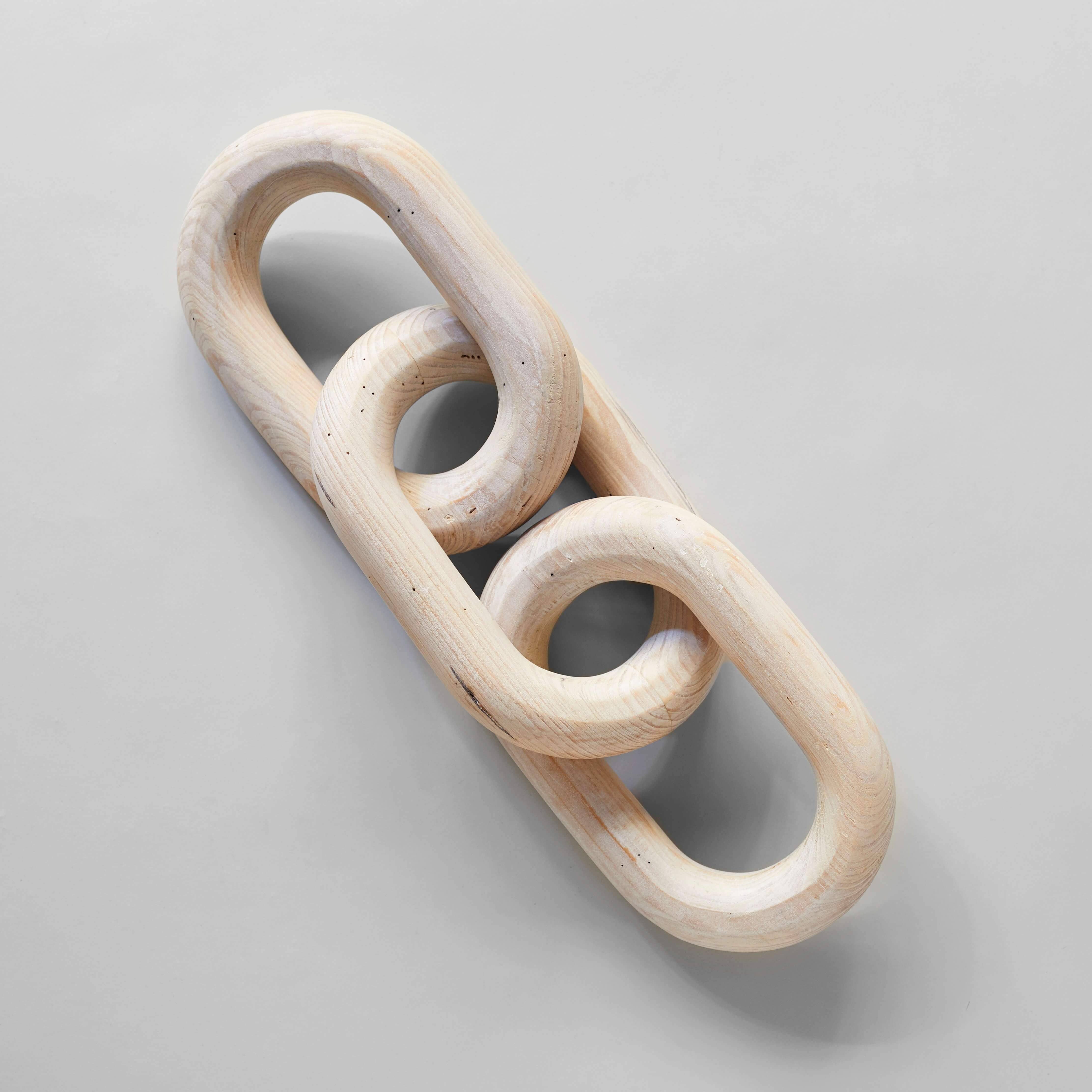 Pale Wood Chain, 5 Link