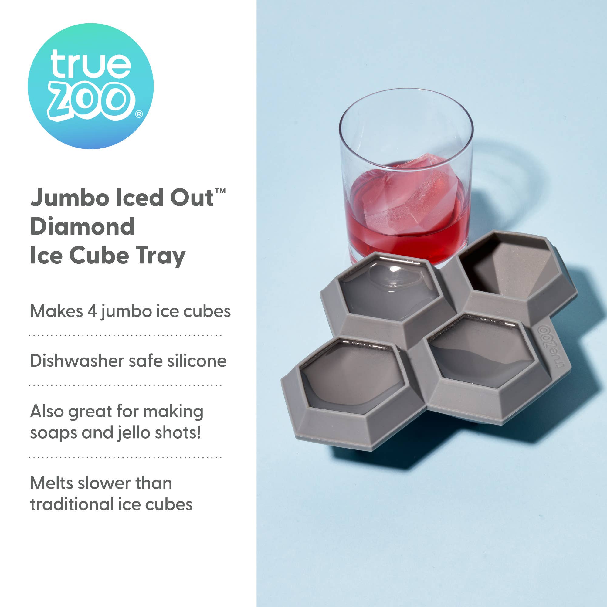 Jumbo Diamond Ice Cube Tray