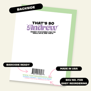 Lover of Dick Birthday Card
