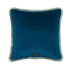 Zambezi Luxury Velvet Cushion: Teal