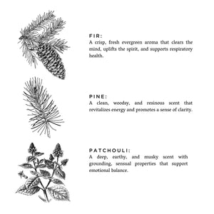 Forest Bathing Frosted Candle
