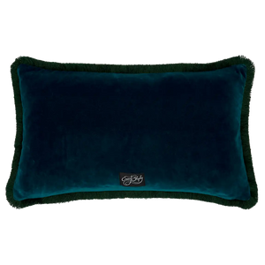 10 Year Anniversary Luxury Velvet Bolster Cushion: Multi