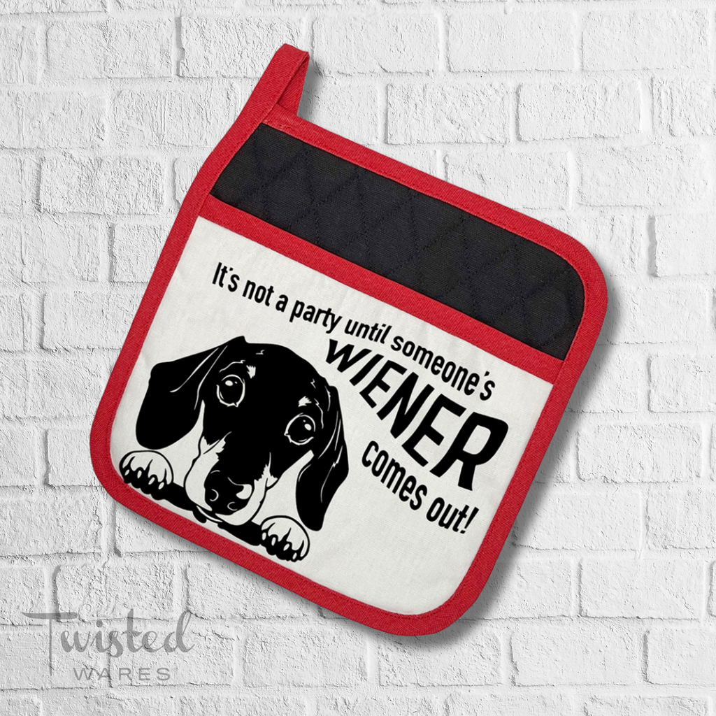 It's Not A Party Til | BBQ Kitchen Pot Holder Gift