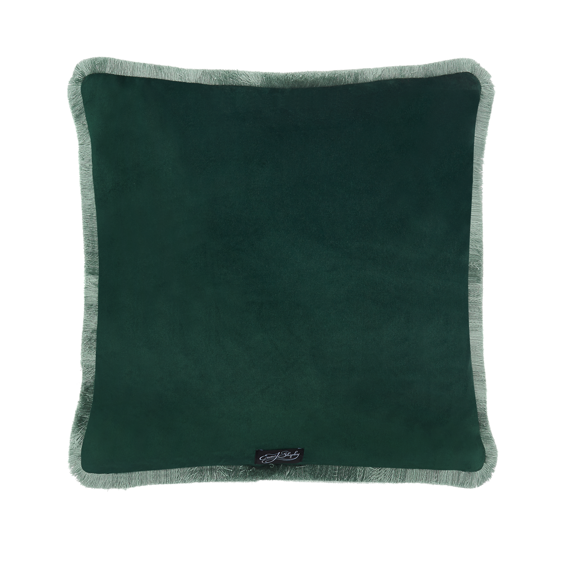 Lost World Luxury Velvet Cushion: Teal