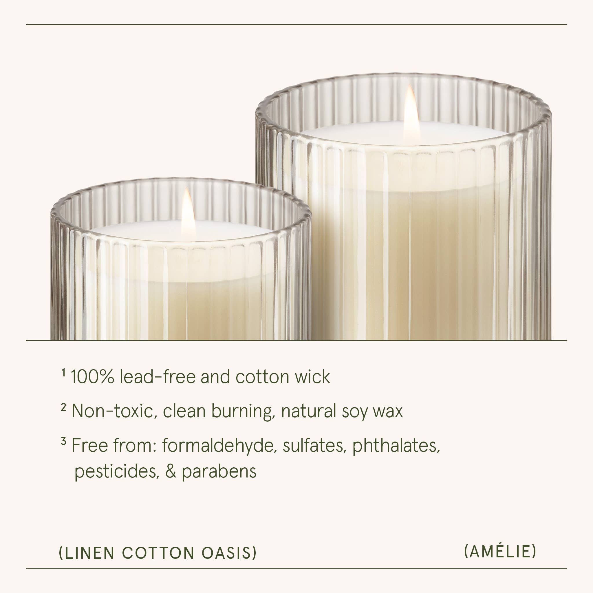 Linen Cotton Oasis Candle
