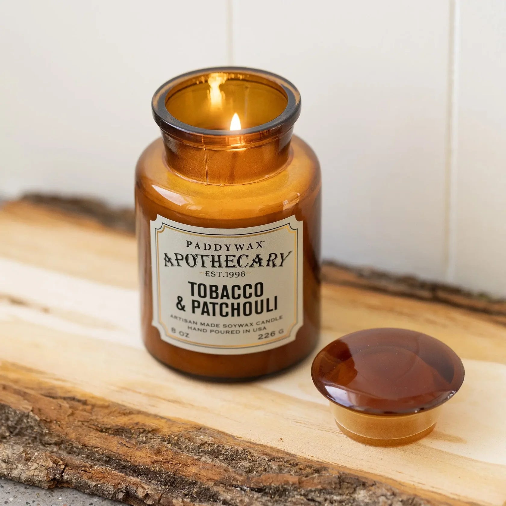 Tobacco + Patchouli Apothecary Candle