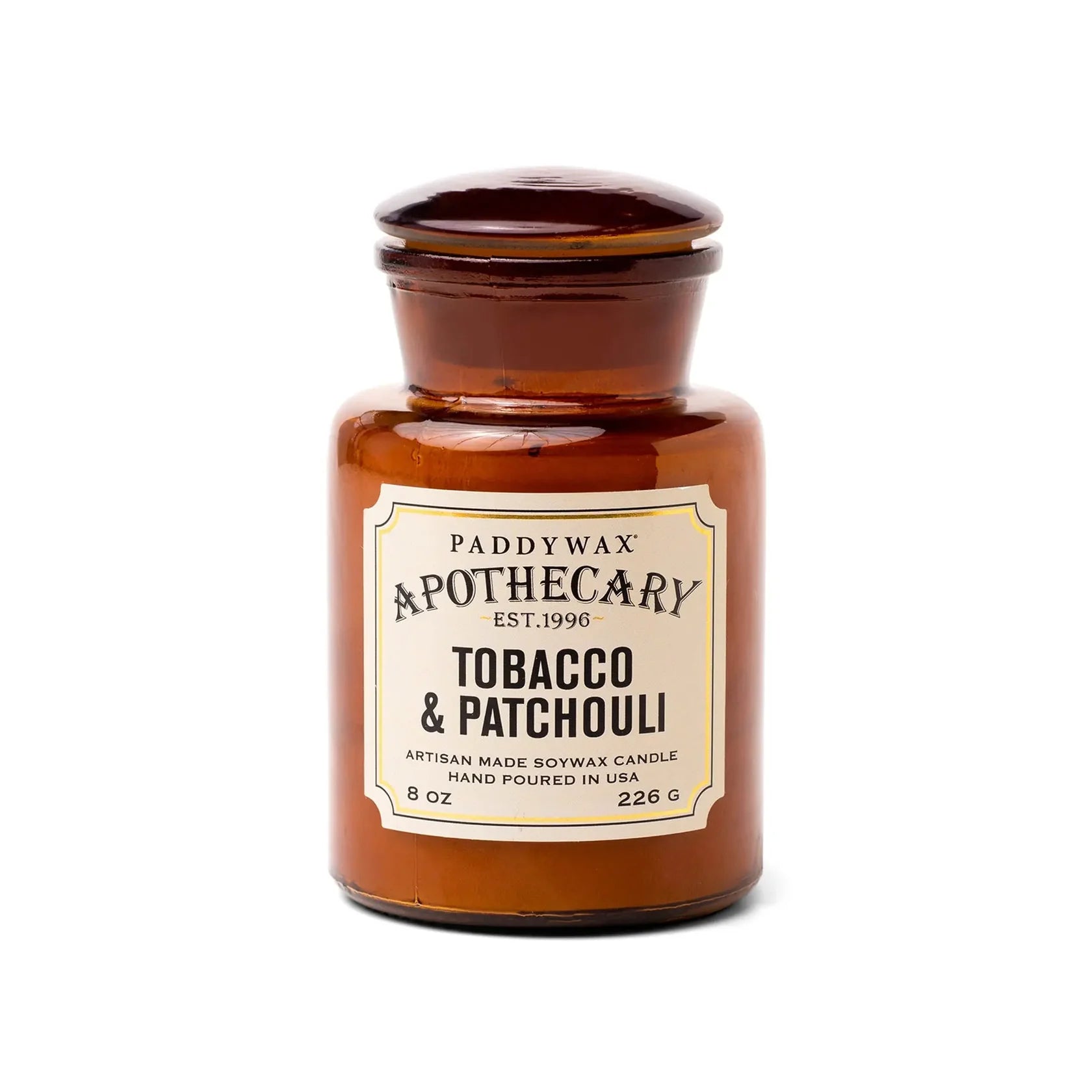 Tobacco + Patchouli Apothecary Candle