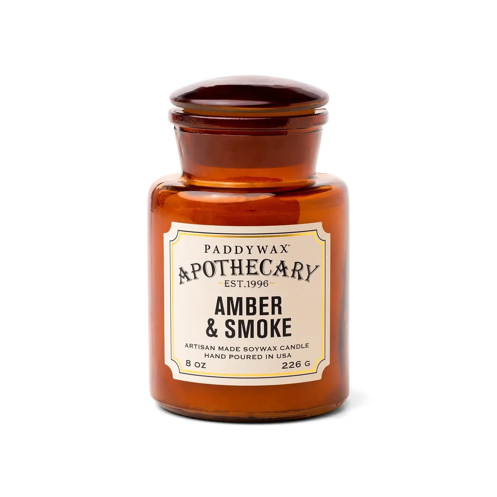 Amber + Smoke Apothecary Candle