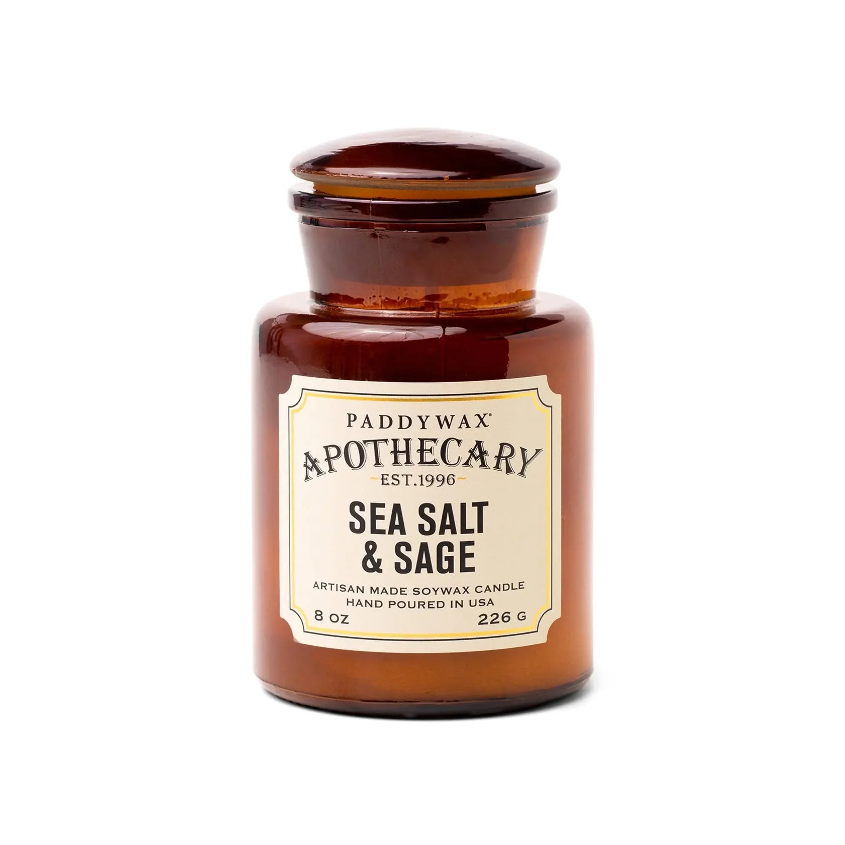 Sea Salt + Sage Apothecary Candle