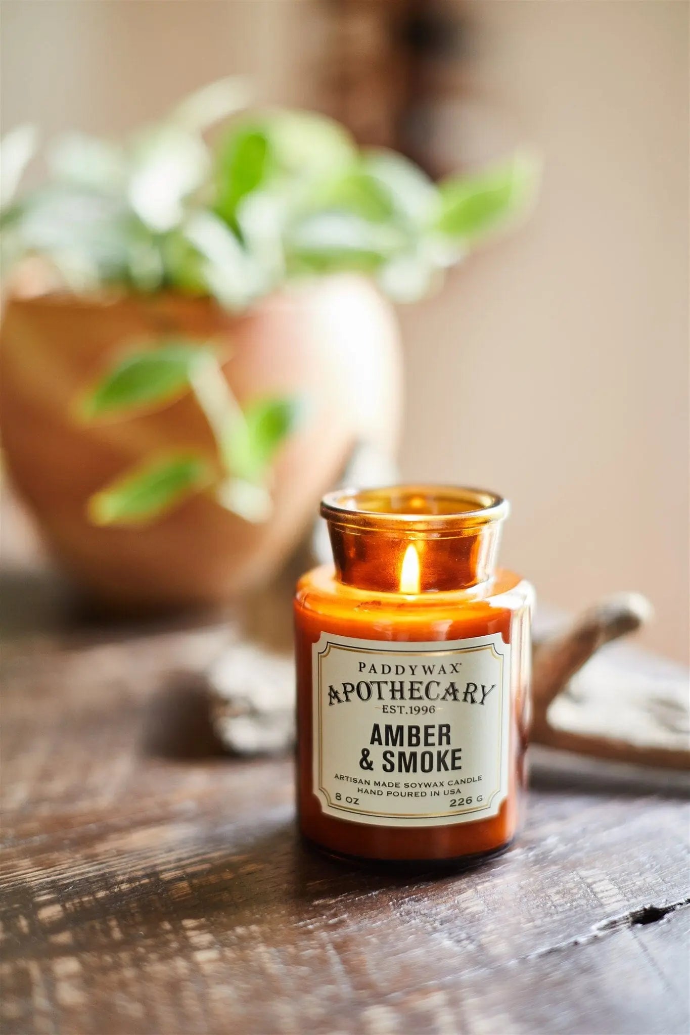Amber + Smoke Apothecary Candle
