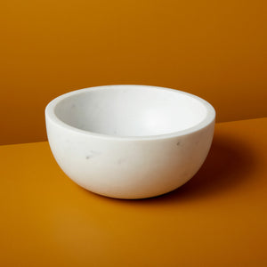 White Marble Round Bowl