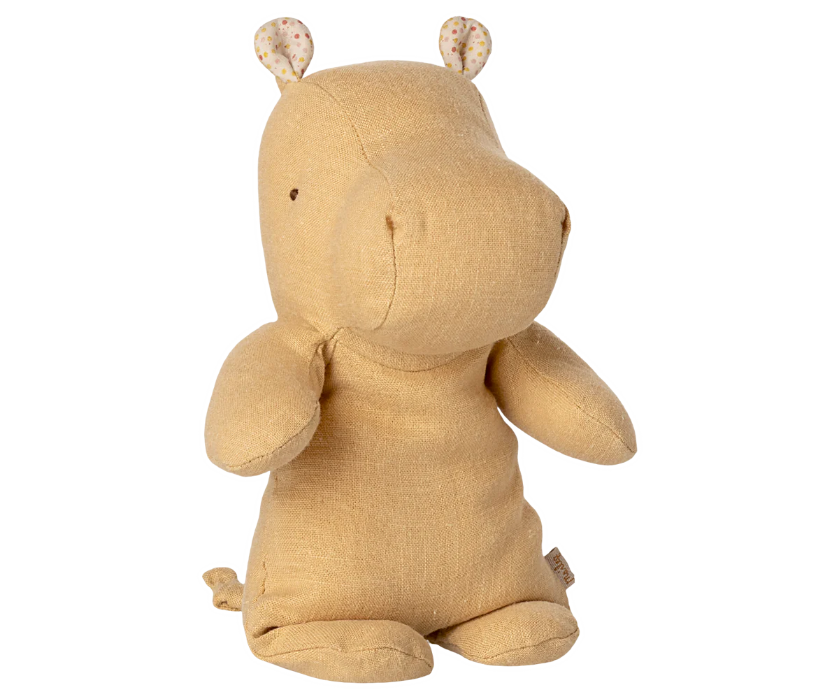 Safari Friends Hippo Small, Cream Yellow