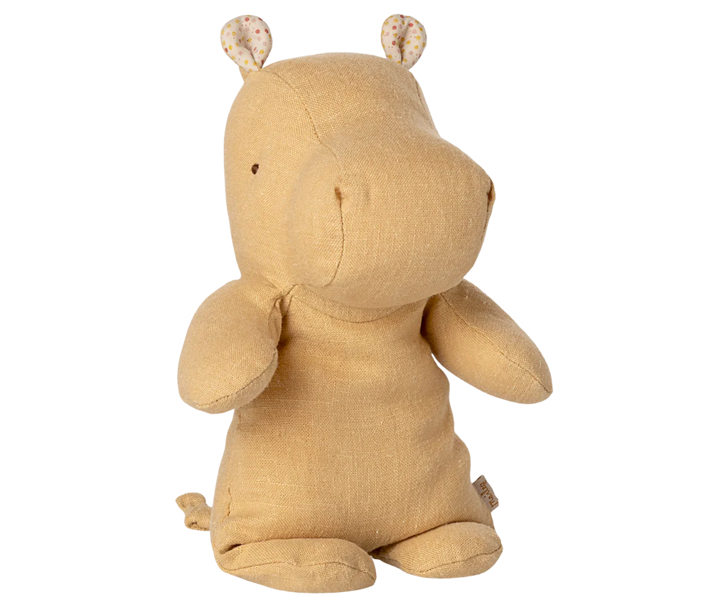 Safari Friends Hippo Small, Cream Yellow