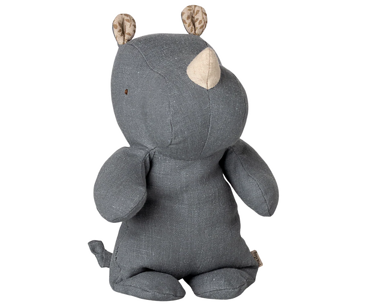 Safari Friends Rhino Small, Dusty Blue