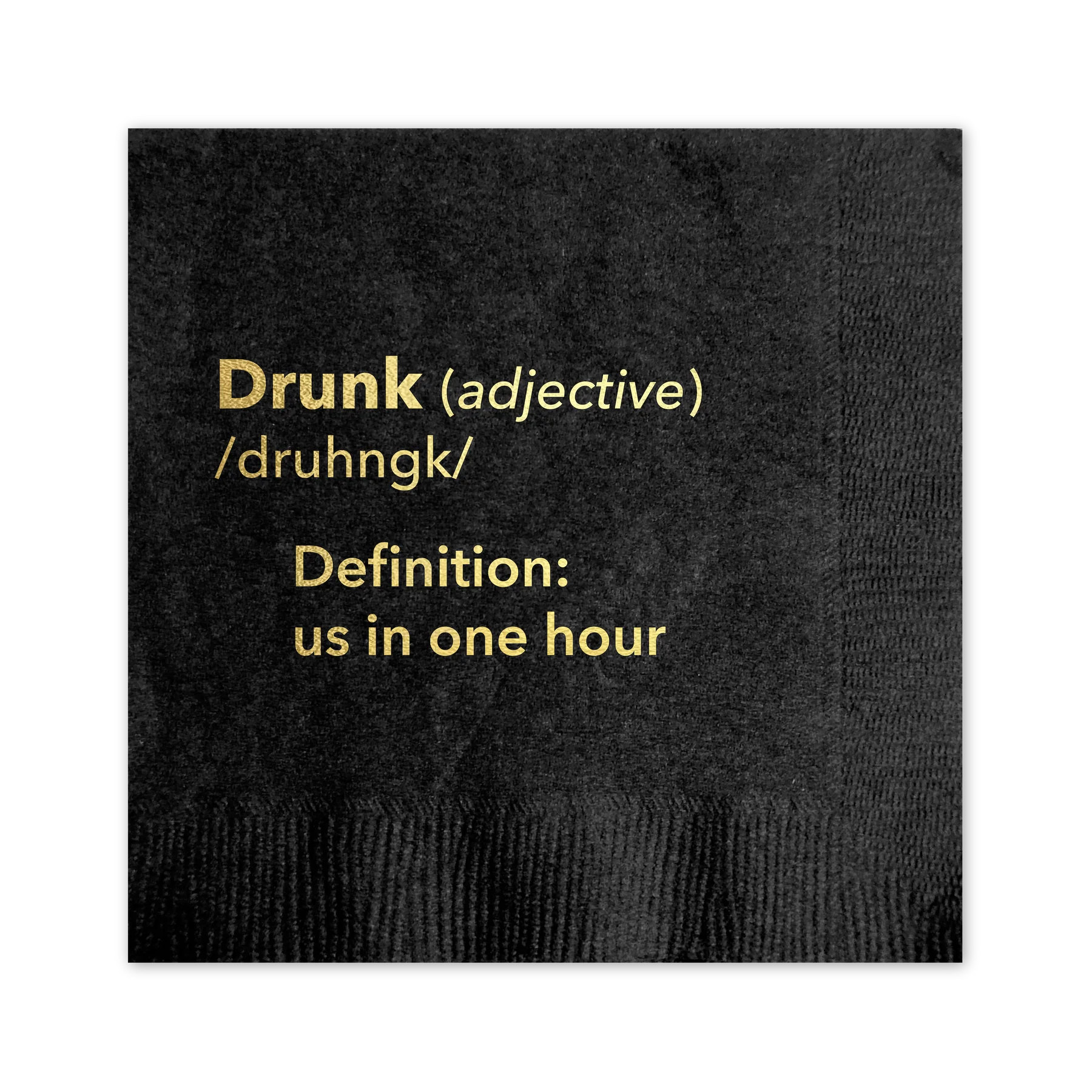 Drunk Cocktail Napkin