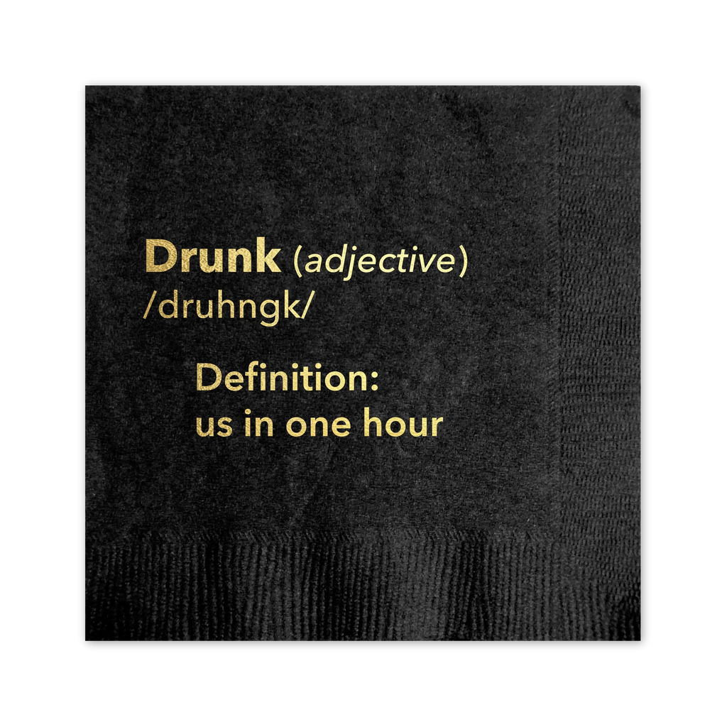 Drunk Cocktail Napkin
