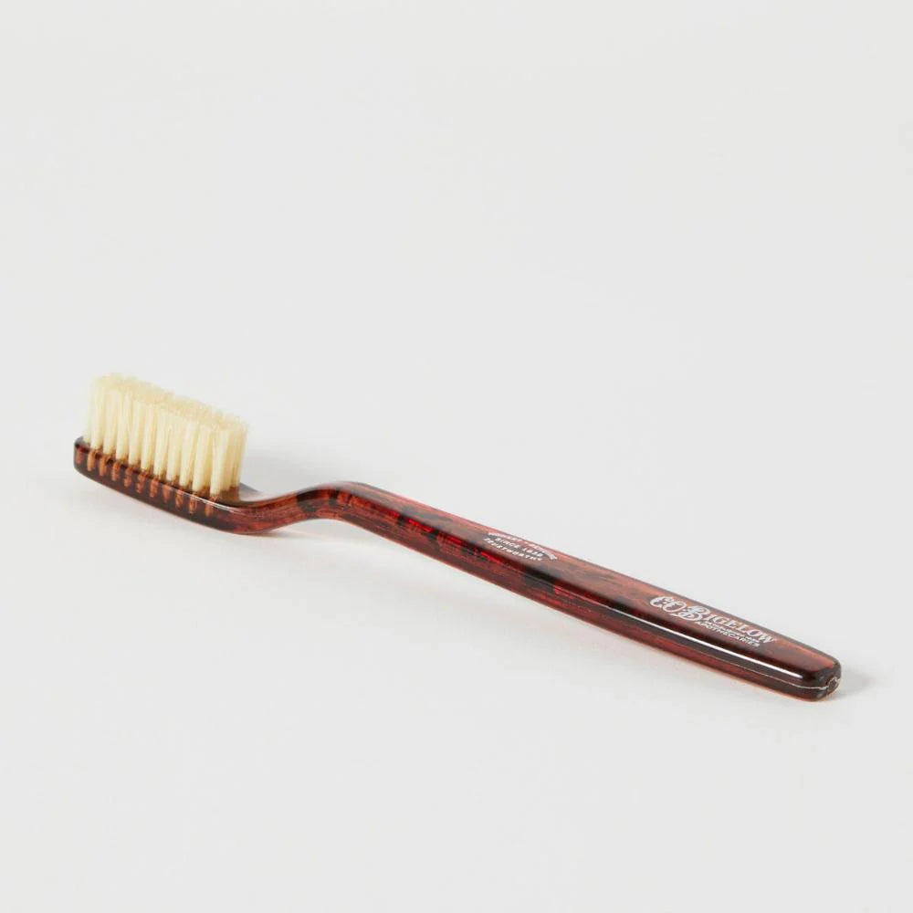Natural Bristle Toothbrush, Tortoise Soft