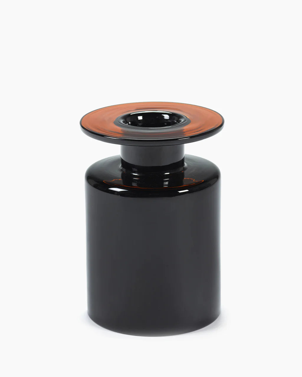 Vase, Medium Black/Dark Brown