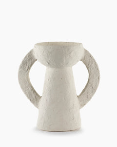 Vase, Large White Earth