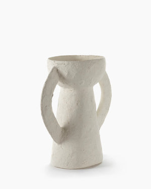 Vase, Large White Earth