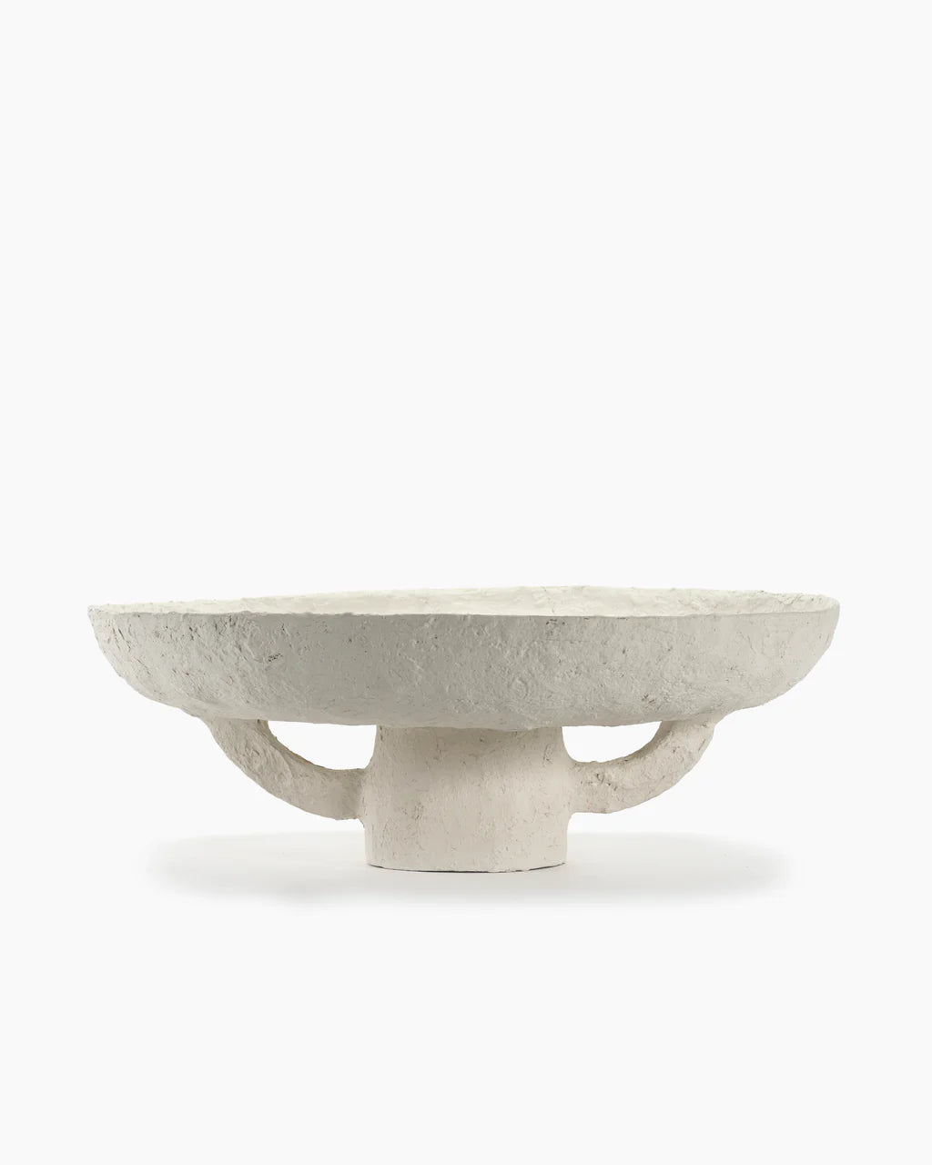 White Tray, Paper Mache Earth