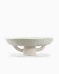 White Tray, Paper Mache Earth