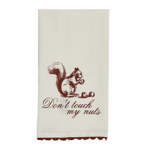 Dont Touch My Nuts Tea Towel