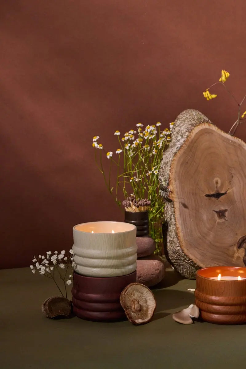 Hinoki Driftwood Grain Candle