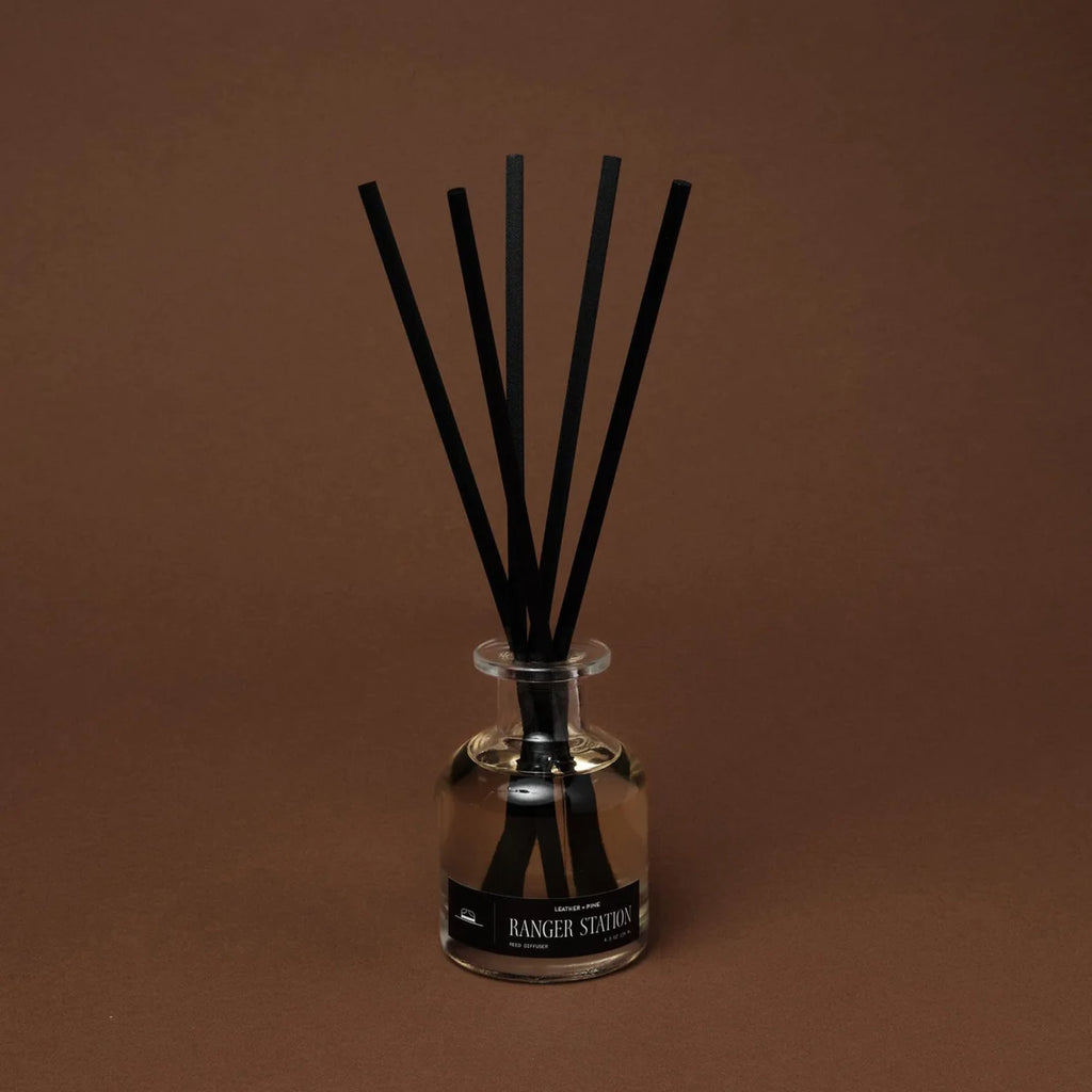 Leather + PIne Reed Diffuser