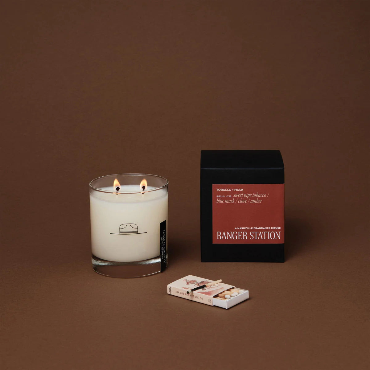 Tobacco + Musk Candle