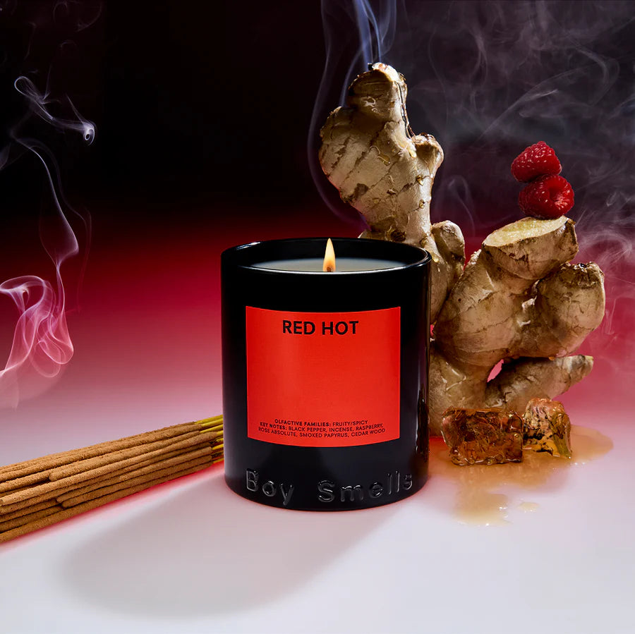 Red Hot Magnum Candle