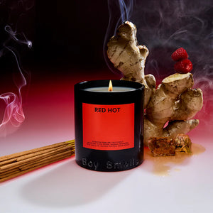 Red Hot Magnum Candle