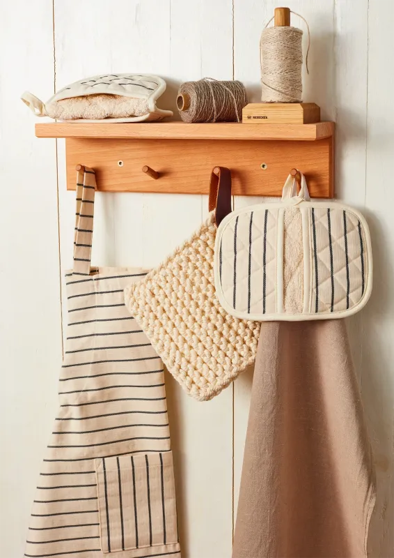 Striped Oven Mitt/Potholder