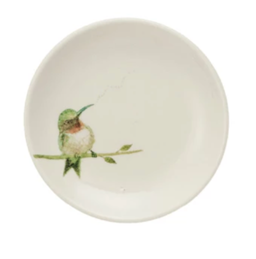 Birds On Branch Dish