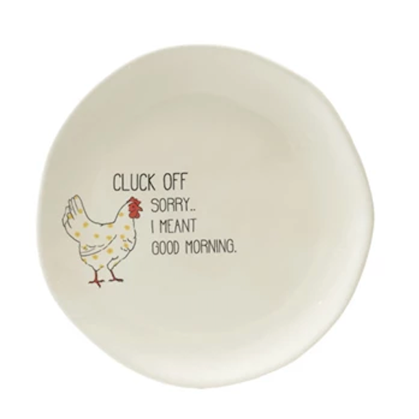 Chicken Stoneware Plate
