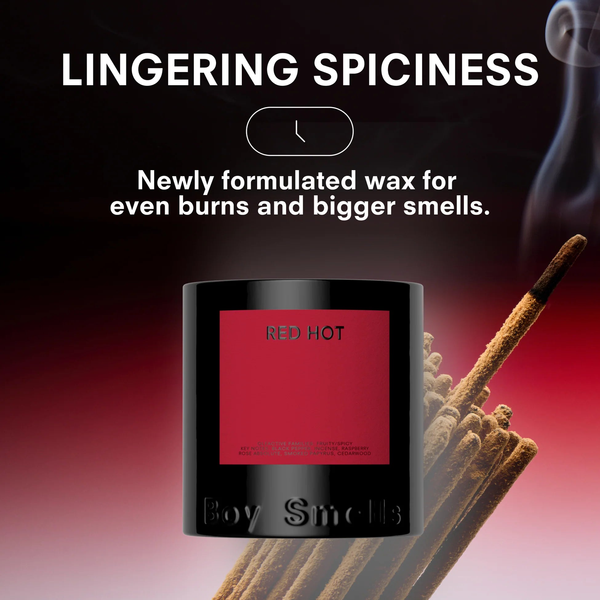 Red Hot Magnum Candle