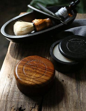 Dark Oak shaving bowl