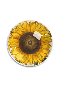 Sunflower No.3 French Crystal Dome Paperweight