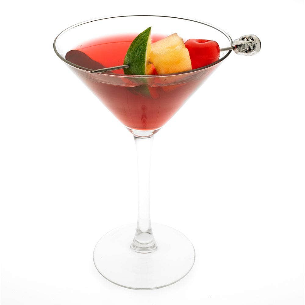 Skull Cocktail Picks, Stainless