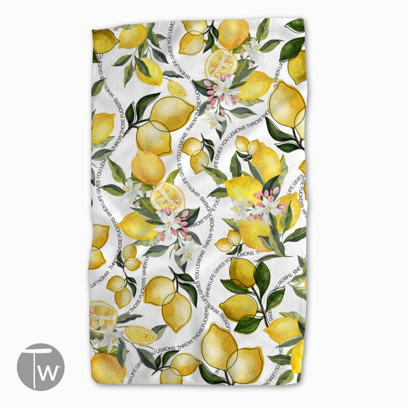 When Life Gives You Lemons Tea towel
