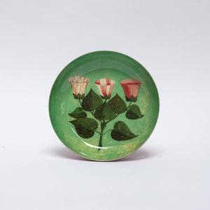 Round Enamel Tray, Festival of Flowers