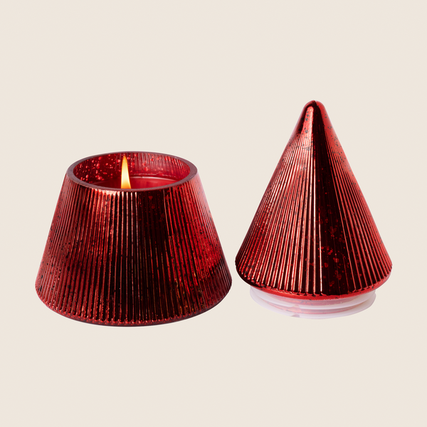 Winter Berry Red Tree Candle